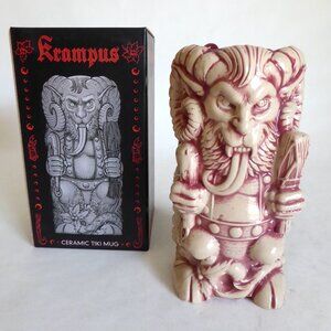 NEW 2019 KRAMPUS MONDO TEE-KIS BEAST RED WASH VARIANT CERAMIC TIKI MUG
